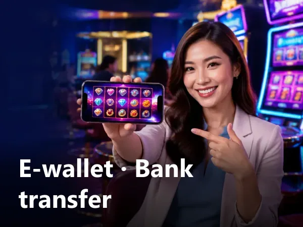 id888 E-wallet · Bank transfer